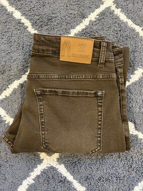 ZLZ Denim Men's Skinny Jeans Size 31W Brown